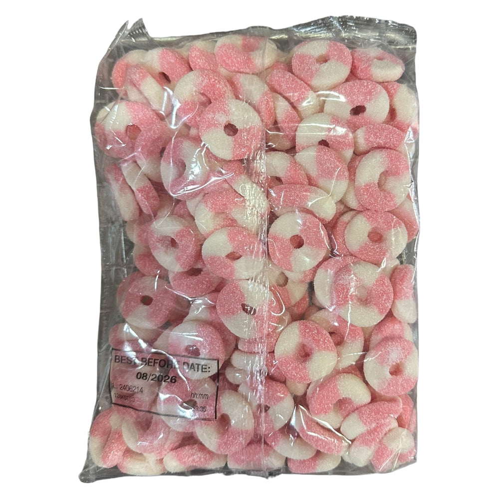 Fini Gummiroos Sour Pink Lemonade Rings 2.2lbs