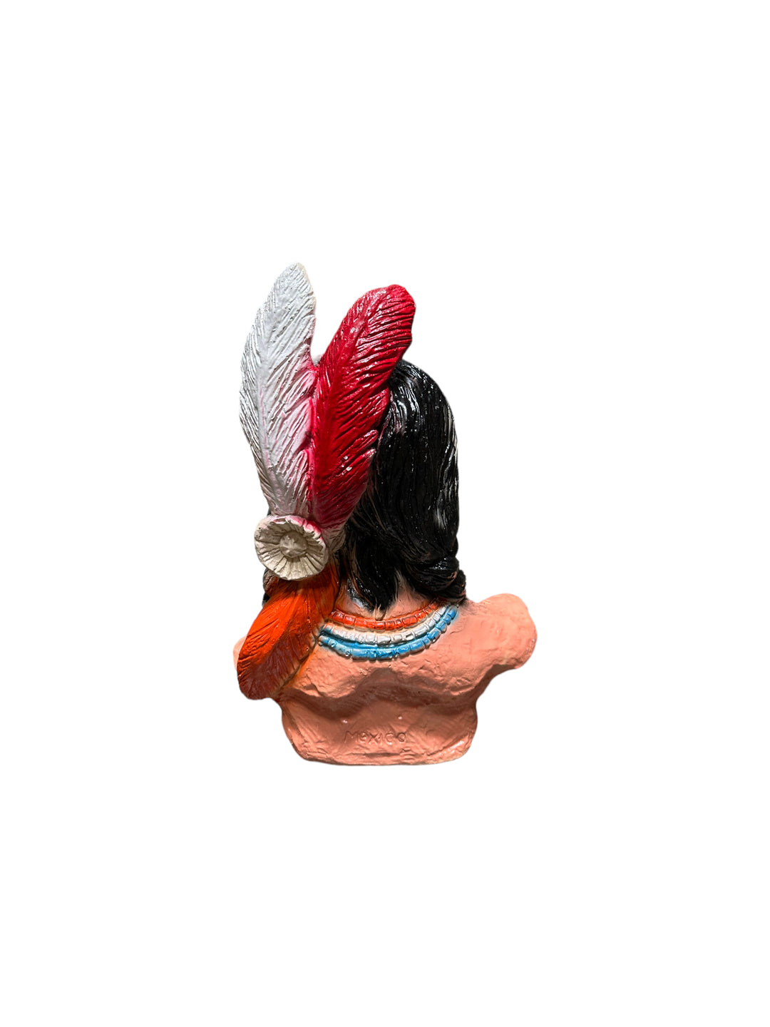 Indigenous Bust Figurine Ceramic Money Bank