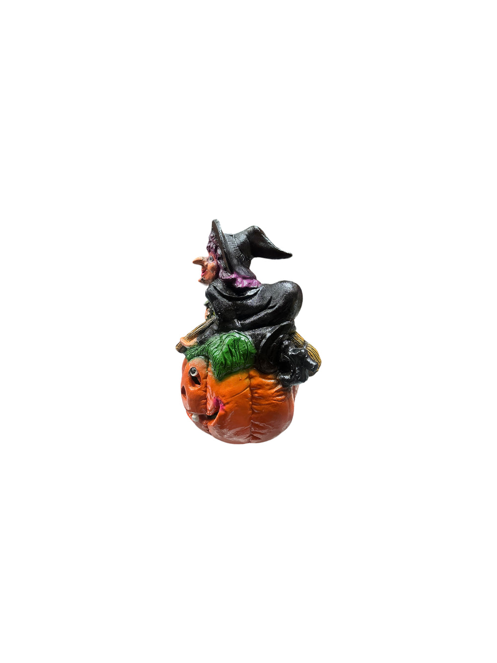 Witch Pumpkin Ceramic Money Bank