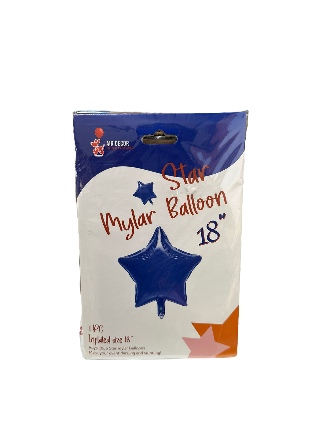 Star Mylar Balloon 18"