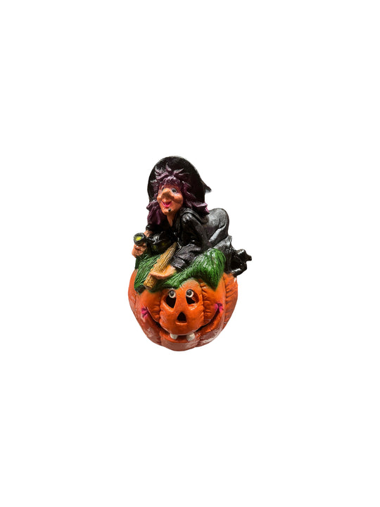 Witch Pumpkin Ceramic Money Bank