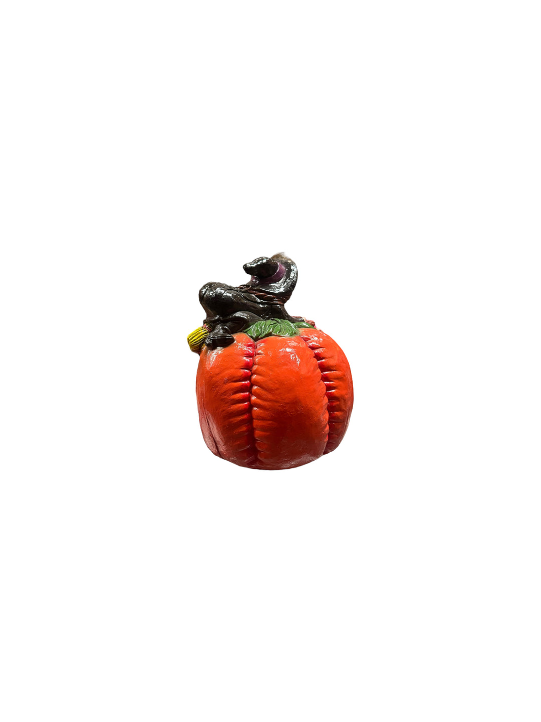 Witch Pumpkin Wheel Ceramic Money Bank