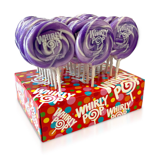 A&B Whirly Pop Purple 1.5Z 24Ct