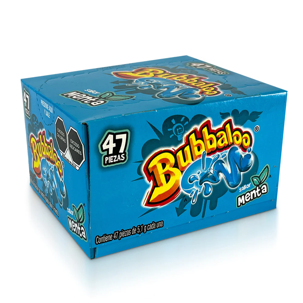 Bubbaloo Chicle Menta 47Ct