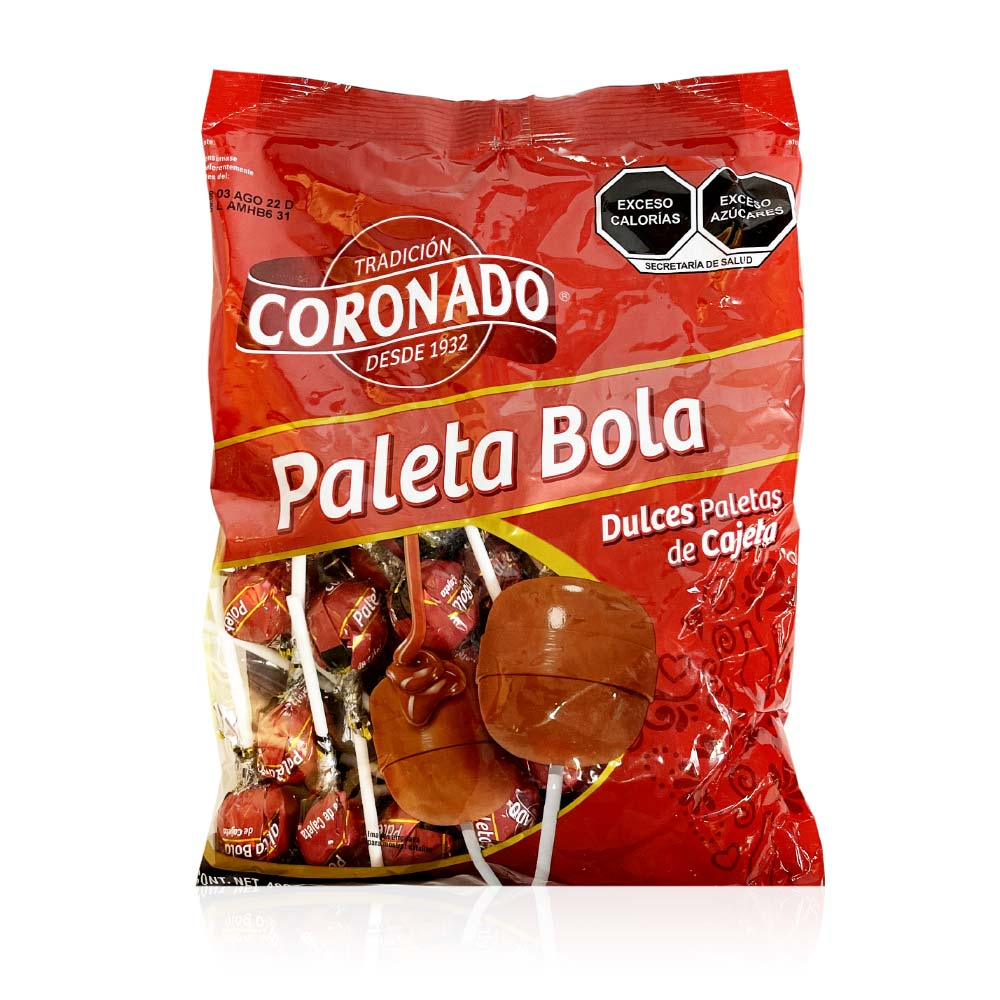 Coronado Paleta Bola C/Cajeta 40Ct