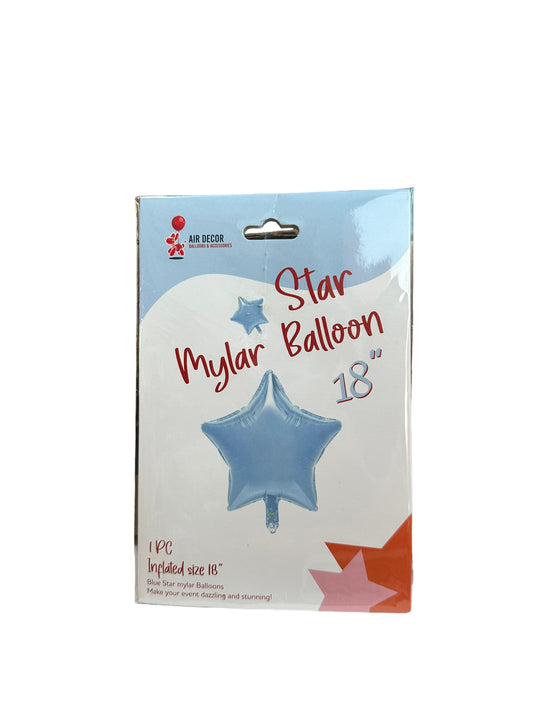 Star Mylar Balloon 18"