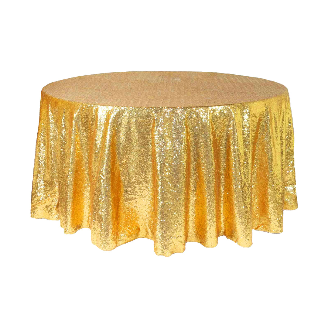 ROUND SEQUIN TABLE COVER 108"