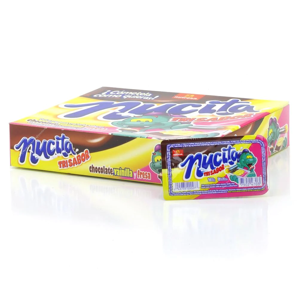 Nutresa Nucita 3 Sabor Box: 8.5oz 16ct