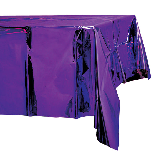 PLASTIC FOIL TABLE COVER 54" X 108"