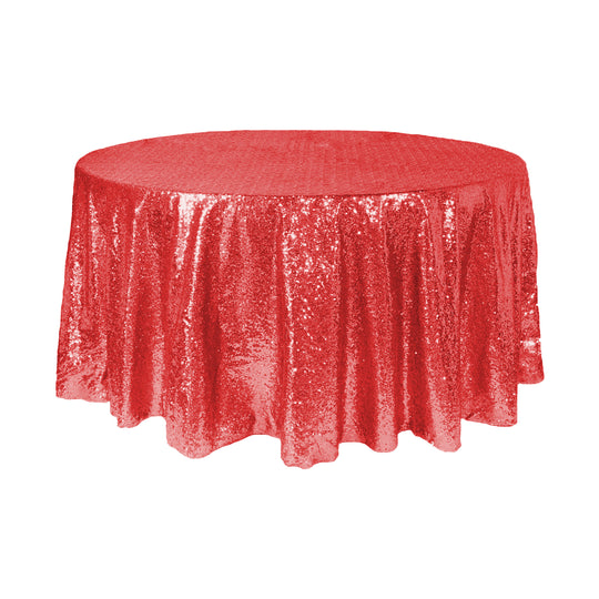 ROUND SEQUIN TABLE COVER 108"