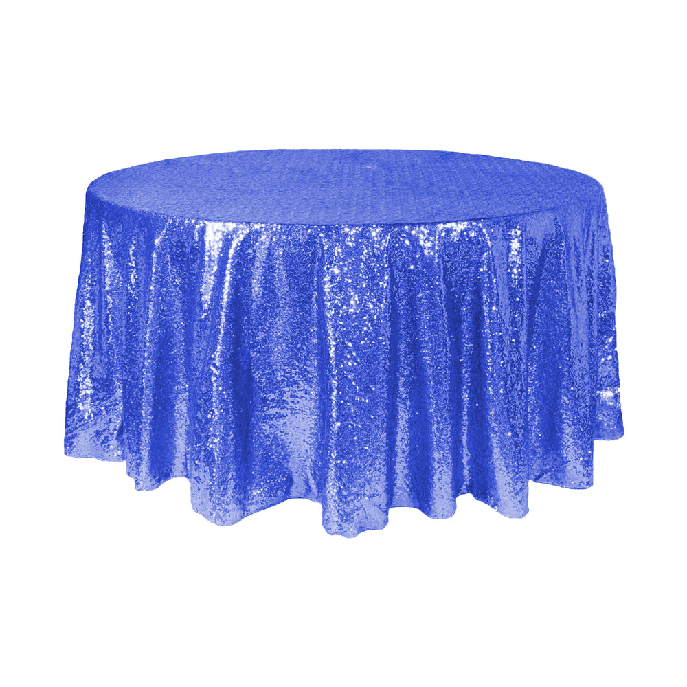 ROUND SEQUIN TABLE COVER 120"