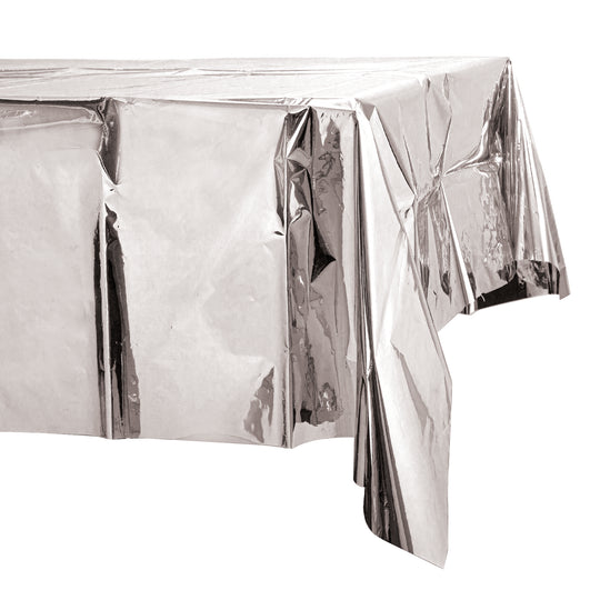 PLASTIC FOIL TABLE COVER 54" X 108"