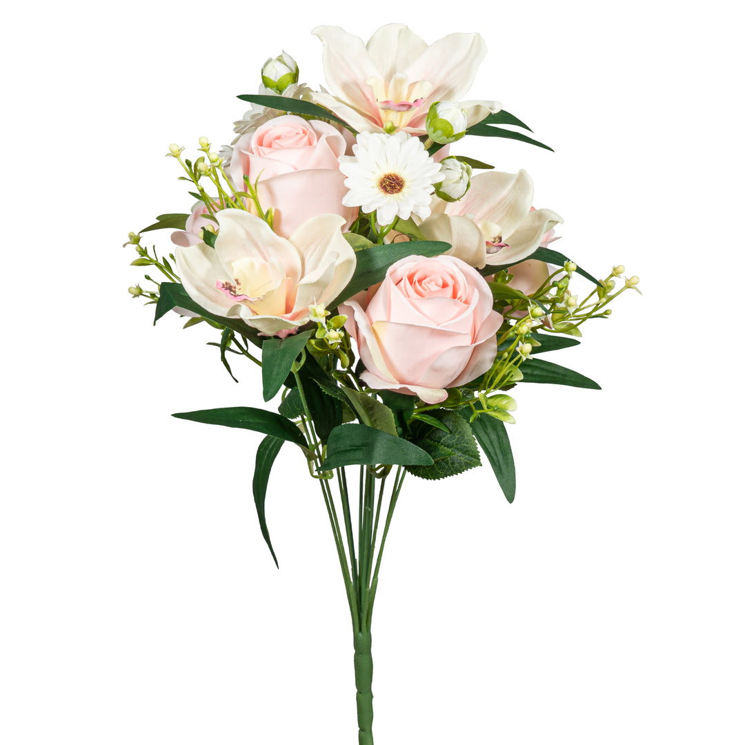 Artificial Rose and Orchid Bouquet 25-0751AP