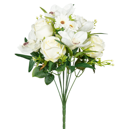 Artificial Rose and Orchid Bouquet 25-0751AP