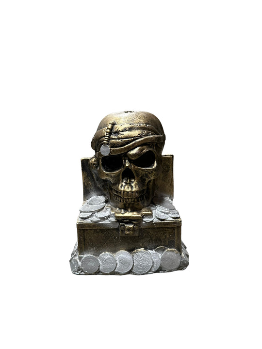 Skull Treasure Ceramic Money Bank