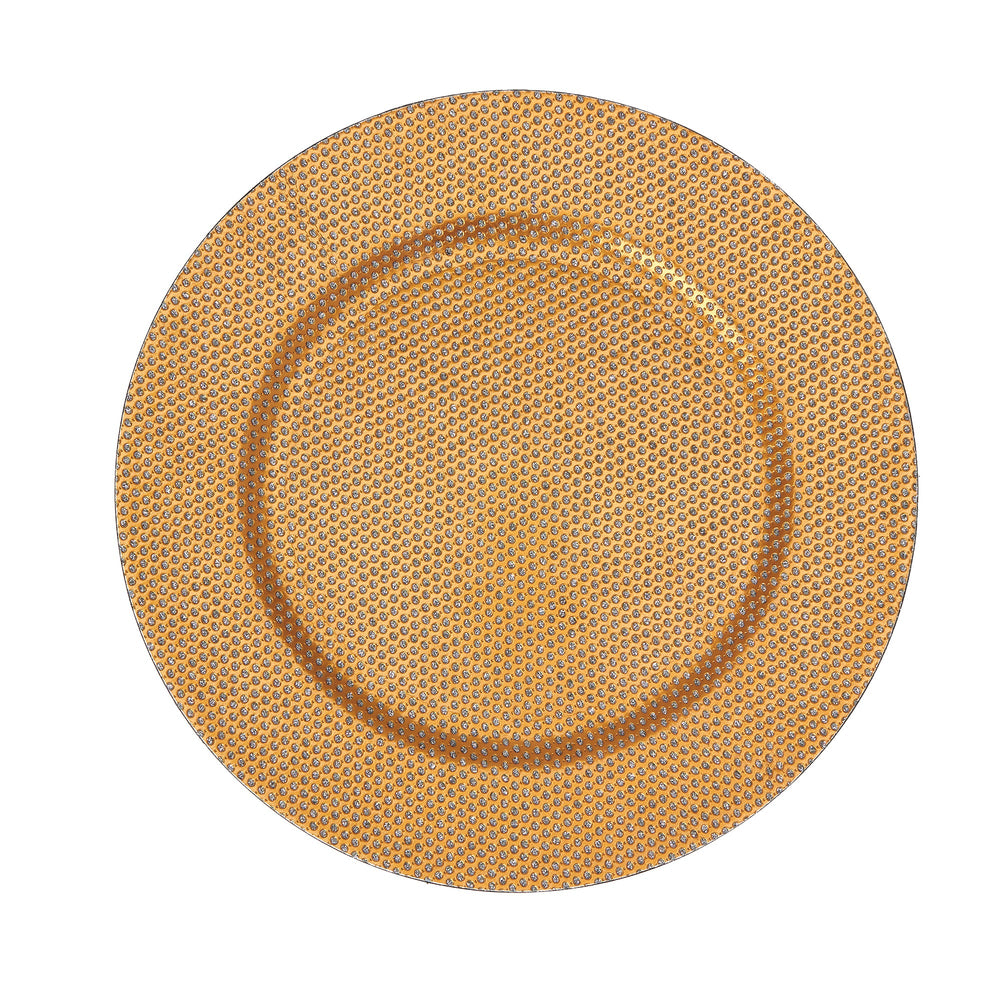 Mosaic Beaded Charger Plate 15-0687